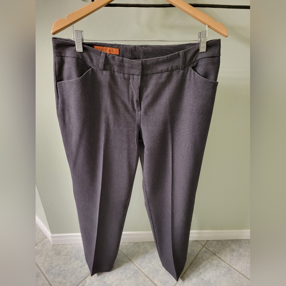 Lou Lou Diamond dress pants in dark gray, size US 10